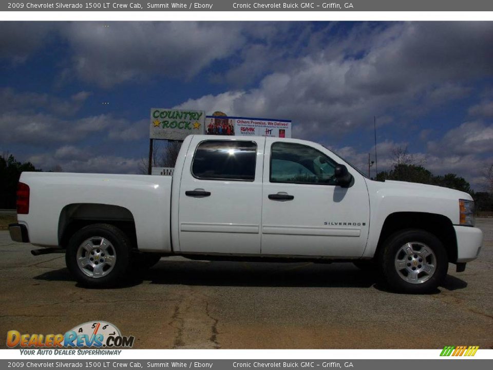 2009 Chevrolet Silverado 1500 LT Crew Cab Summit White / Ebony Photo #5