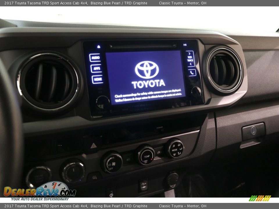 2017 Toyota Tacoma TRD Sport Access Cab 4x4 Blazing Blue Pearl / TRD Graphite Photo #9