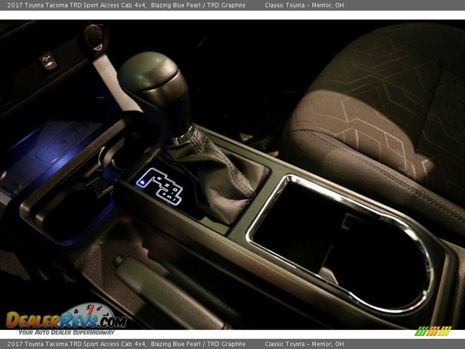 2017 Toyota Tacoma TRD Sport Access Cab 4x4 Blazing Blue Pearl / TRD Graphite Photo #14