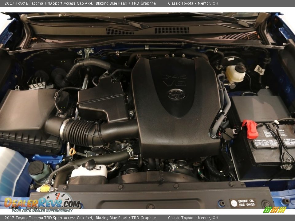 2017 Toyota Tacoma TRD Sport Access Cab 4x4 Blazing Blue Pearl / TRD Graphite Photo #19