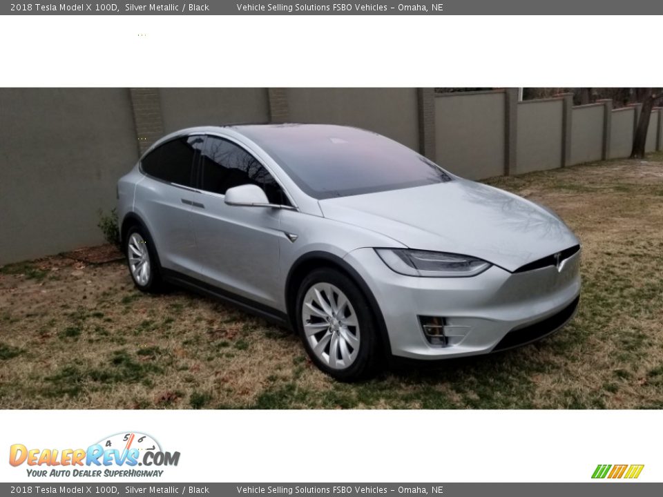 Front 3/4 View of 2018 Tesla Model X 100D Photo #7