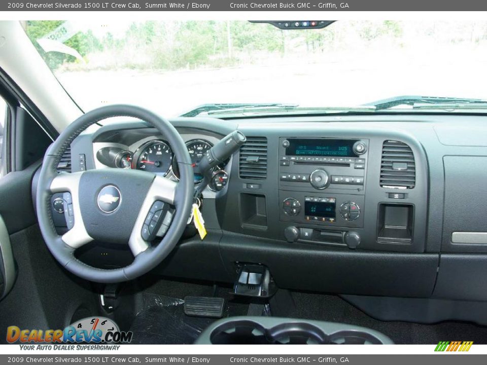 2009 Chevrolet Silverado 1500 LT Crew Cab Summit White / Ebony Photo #17