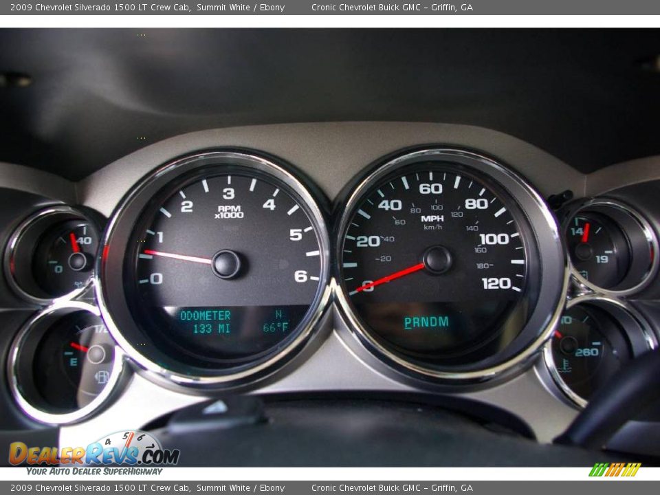 2009 Chevrolet Silverado 1500 LT Crew Cab Summit White / Ebony Photo #19