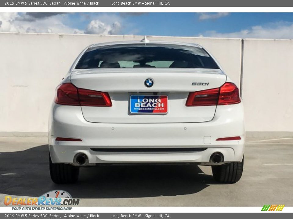 2019 BMW 5 Series 530i Sedan Alpine White / Black Photo #3