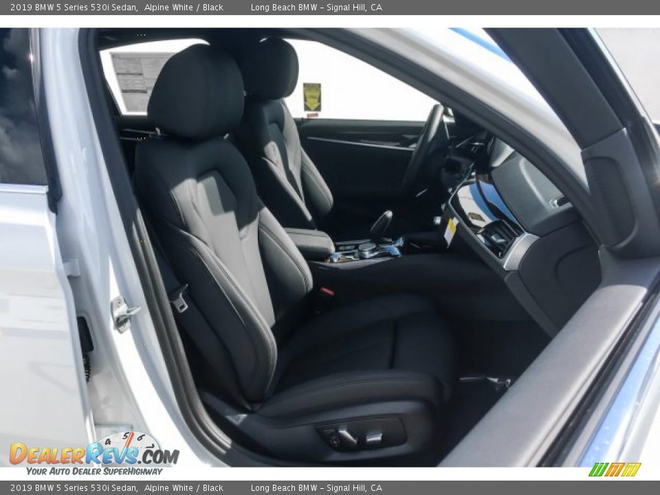 2019 BMW 5 Series 530i Sedan Alpine White / Black Photo #5