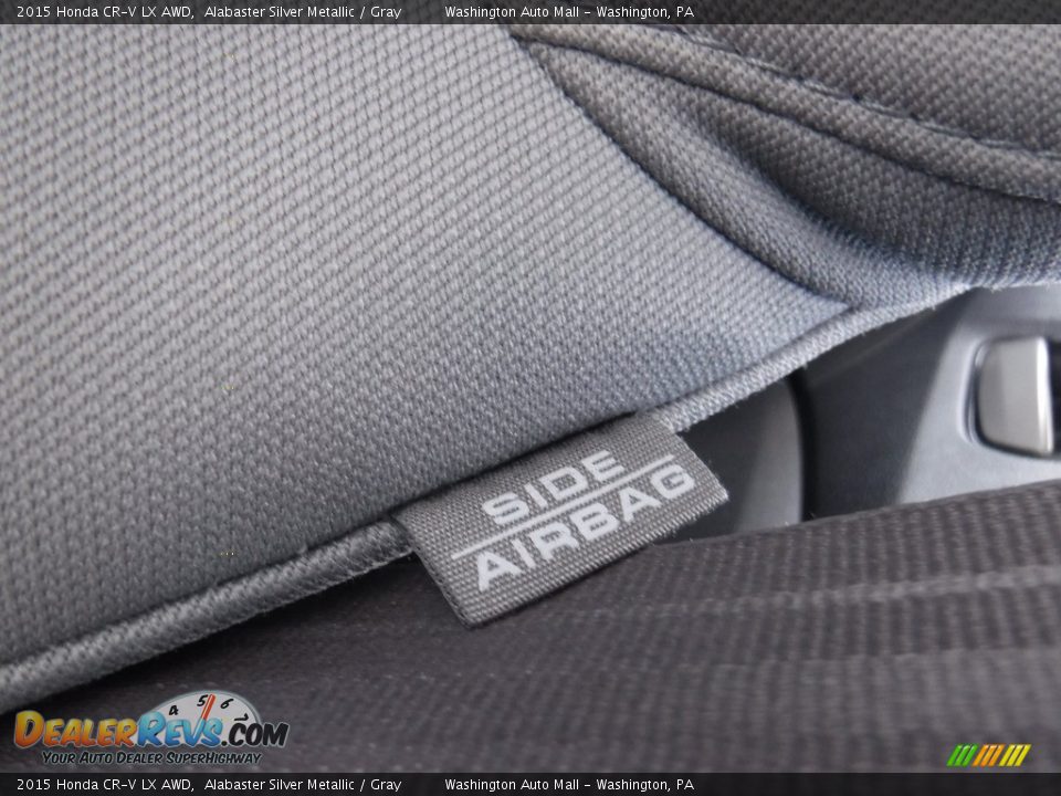 2015 Honda CR-V LX AWD Alabaster Silver Metallic / Gray Photo #13