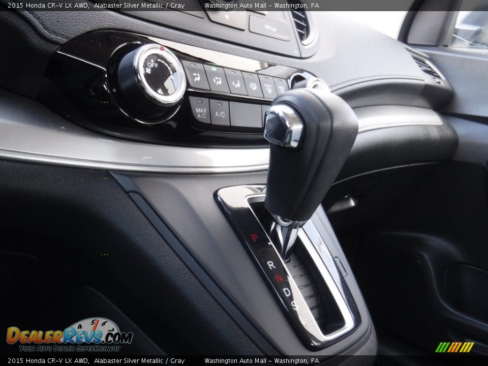2015 Honda CR-V LX AWD Alabaster Silver Metallic / Gray Photo #17