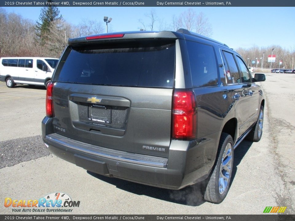 2019 Chevrolet Tahoe Premier 4WD Deepwood Green Metallic / Cocoa/Dune Photo #9