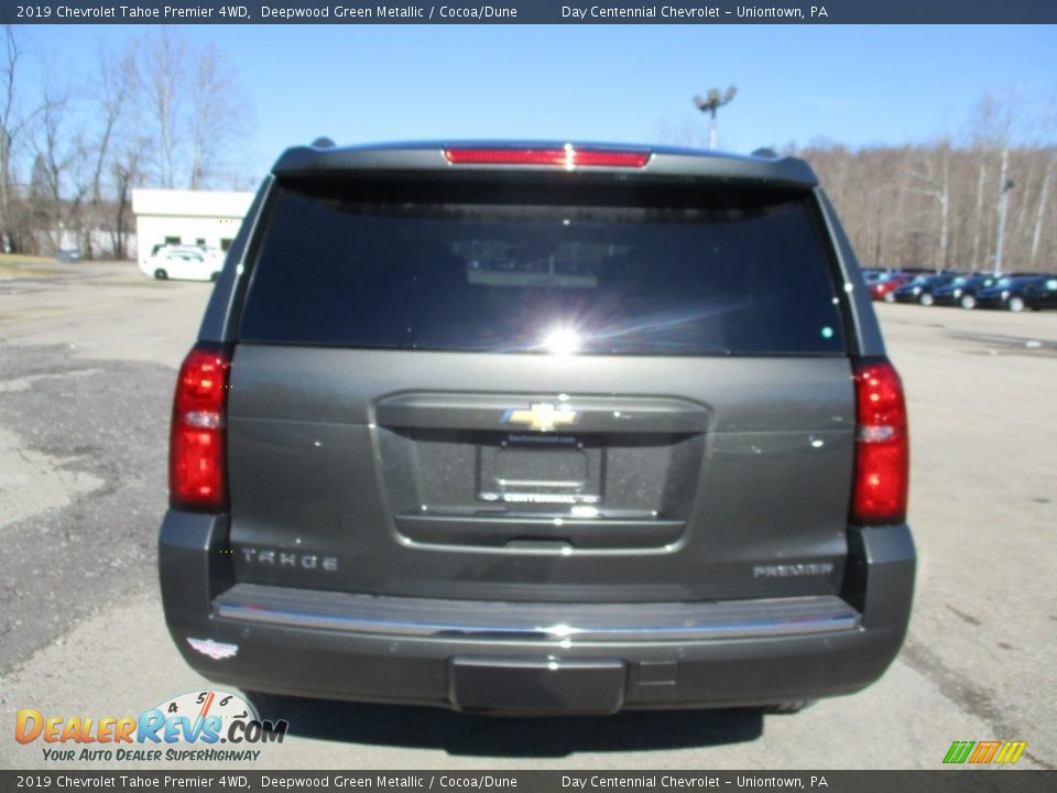 2019 Chevrolet Tahoe Premier 4WD Deepwood Green Metallic / Cocoa/Dune Photo #10