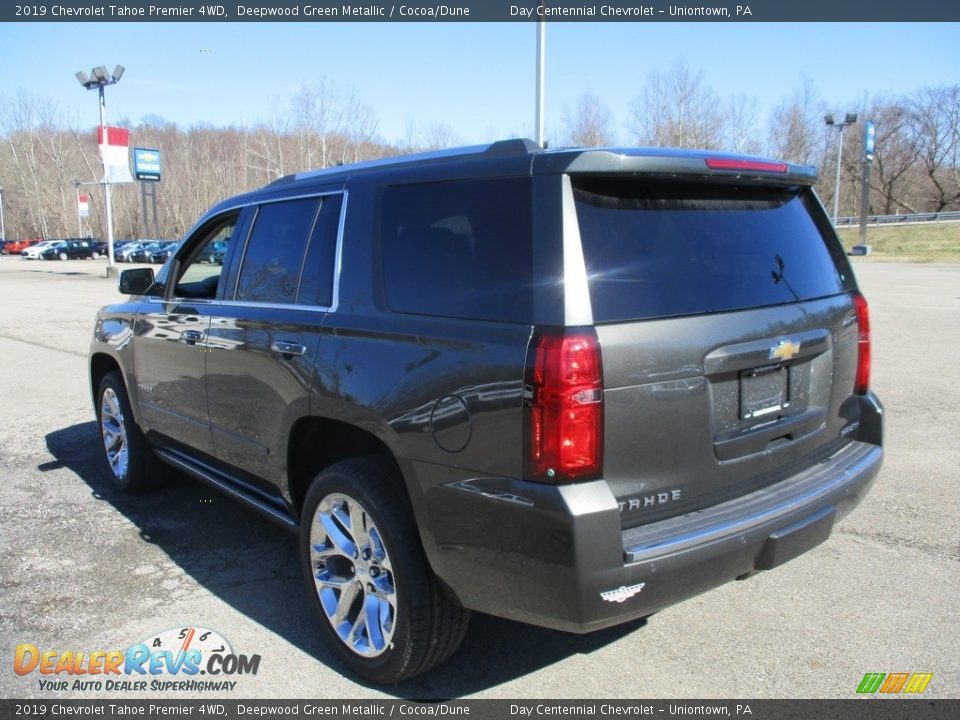 2019 Chevrolet Tahoe Premier 4WD Deepwood Green Metallic / Cocoa/Dune Photo #11