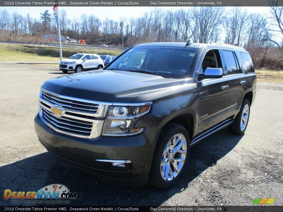 2019 Chevrolet Tahoe Premier 4WD Deepwood Green Metallic / Cocoa/Dune Photo #13