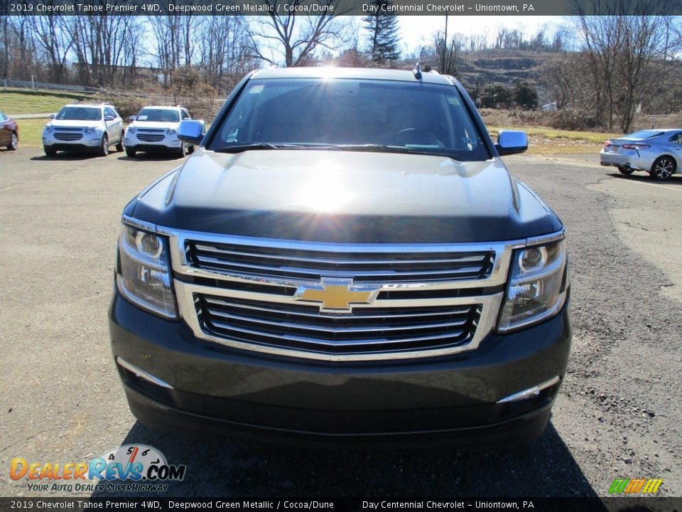2019 Chevrolet Tahoe Premier 4WD Deepwood Green Metallic / Cocoa/Dune Photo #14