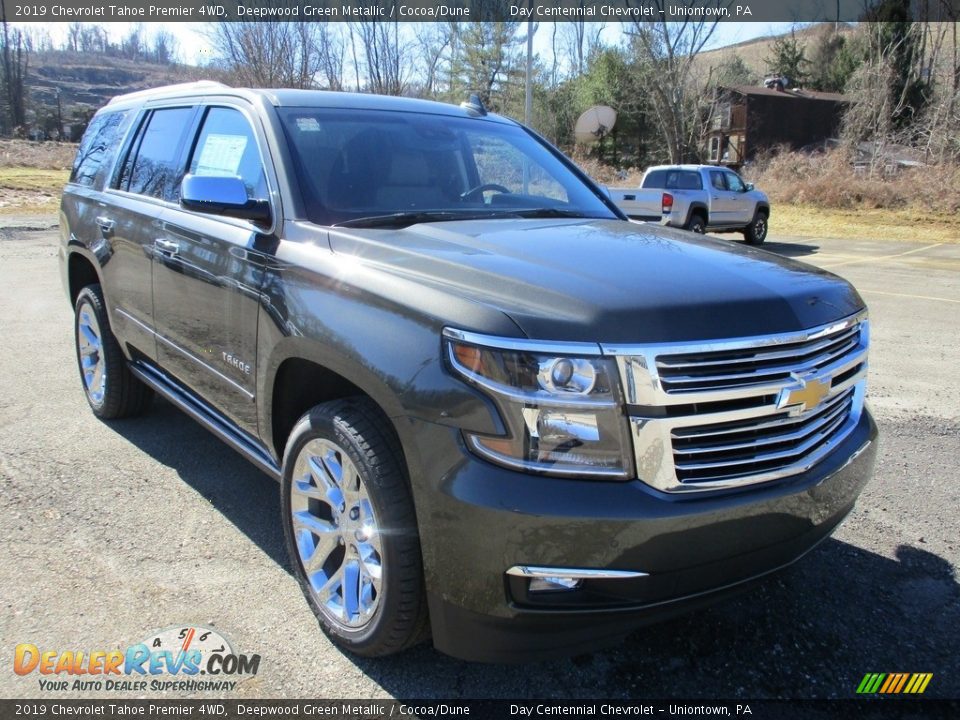 2019 Chevrolet Tahoe Premier 4WD Deepwood Green Metallic / Cocoa/Dune Photo #15