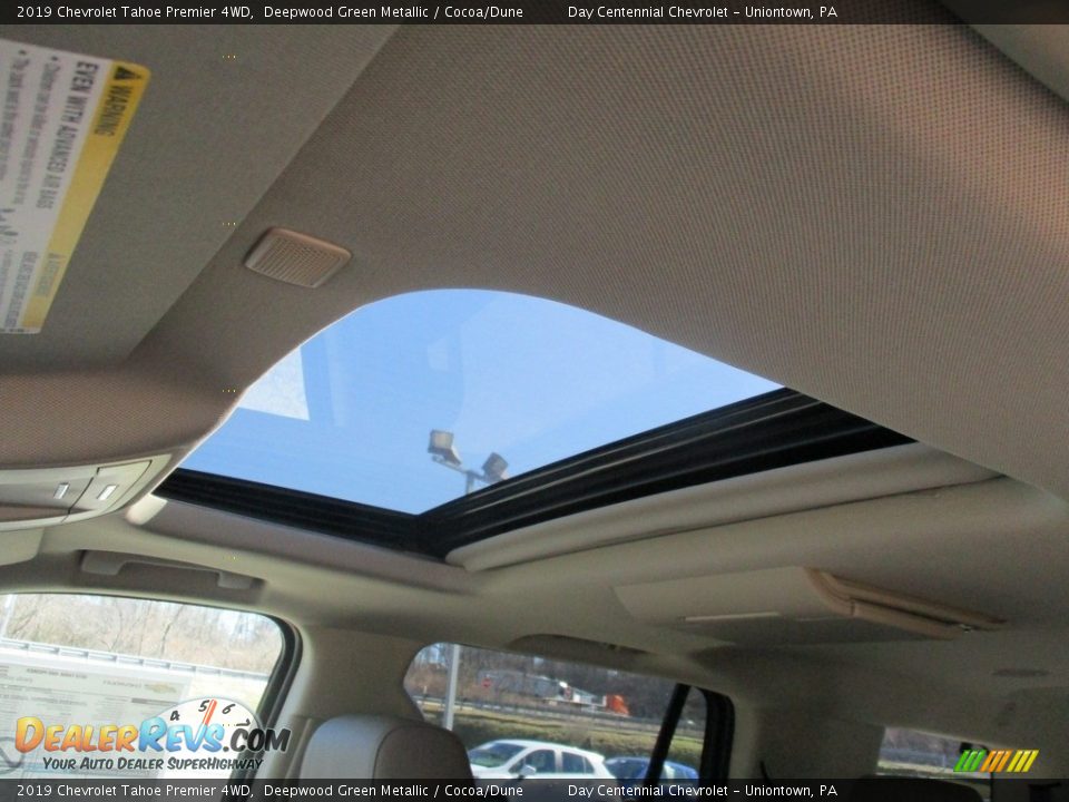 2019 Chevrolet Tahoe Premier 4WD Deepwood Green Metallic / Cocoa/Dune Photo #16