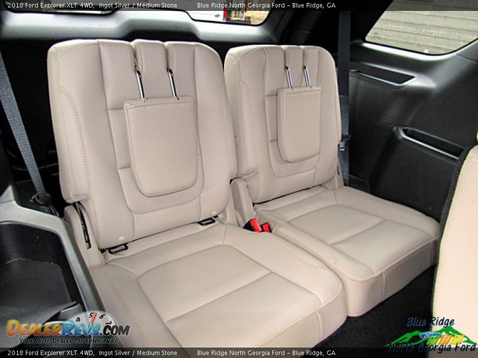 2018 Ford Explorer XLT 4WD Ingot Silver / Medium Stone Photo #14