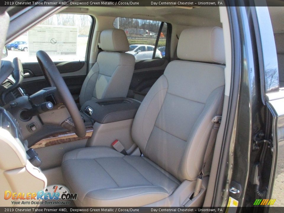 2019 Chevrolet Tahoe Premier 4WD Deepwood Green Metallic / Cocoa/Dune Photo #17