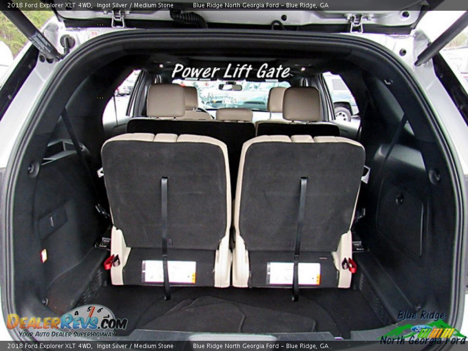 2018 Ford Explorer XLT 4WD Ingot Silver / Medium Stone Photo #15