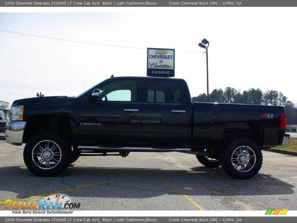2009 Chevrolet Silverado 2500HD LT Crew Cab 4x4 Black / Light Cashmere/Ebony Photo #1