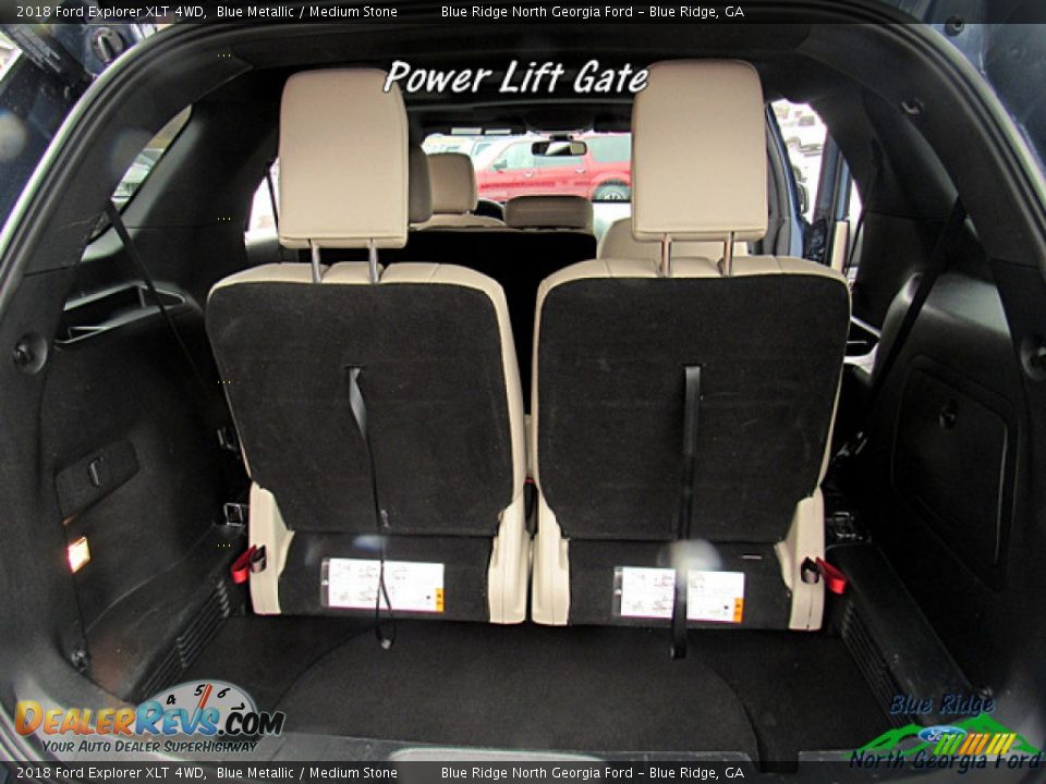 2018 Ford Explorer XLT 4WD Blue Metallic / Medium Stone Photo #13