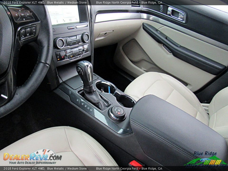 2018 Ford Explorer XLT 4WD Blue Metallic / Medium Stone Photo #20