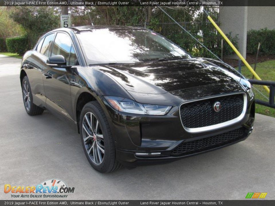 2019 Jaguar I-PACE First Edition AWD Ultimate Black / Ebony/Light Oyster Photo #2