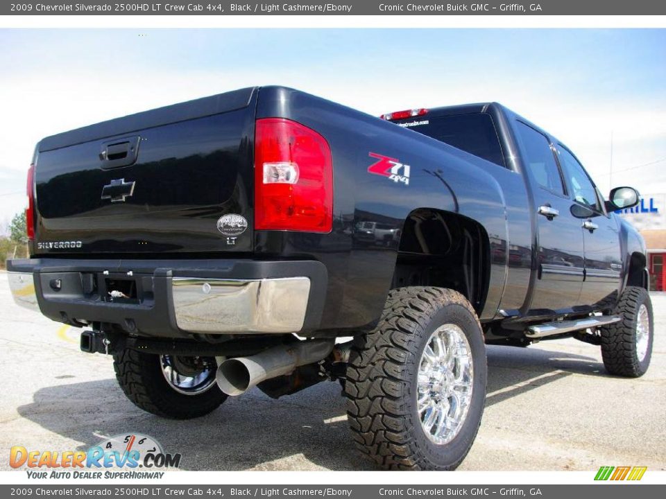 2009 Chevrolet Silverado 2500HD LT Crew Cab 4x4 Black / Light Cashmere/Ebony Photo #6