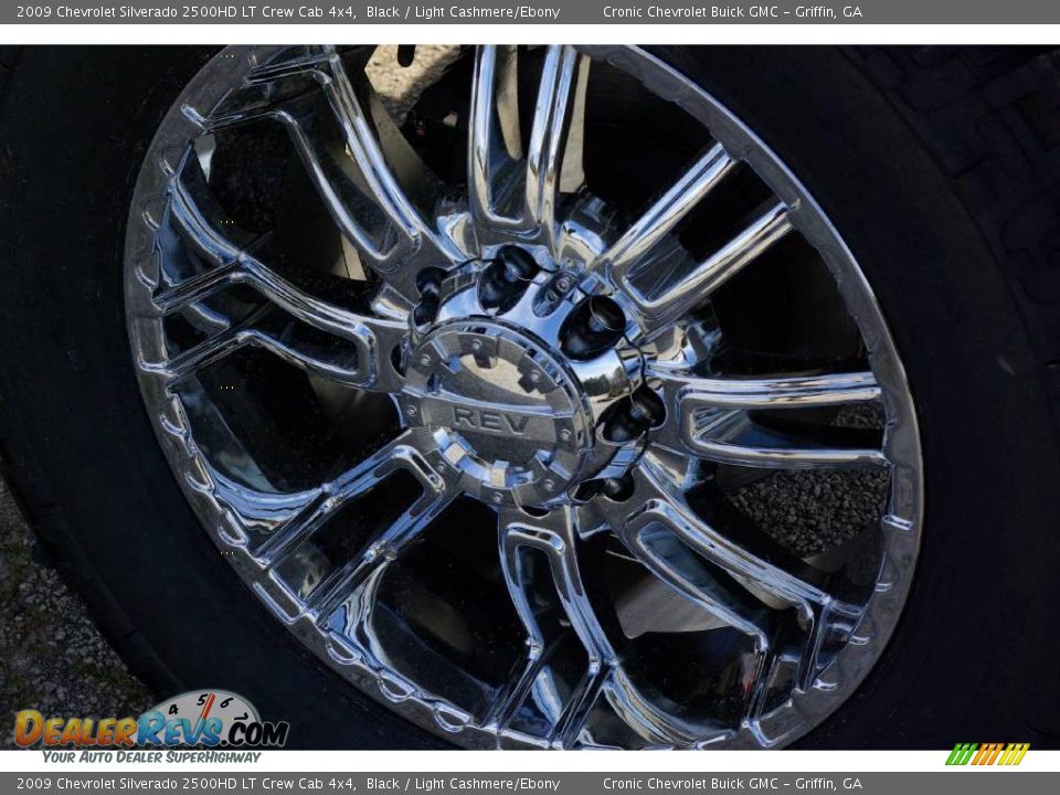 2009 Chevrolet Silverado 2500HD LT Crew Cab 4x4 Black / Light Cashmere/Ebony Photo #9