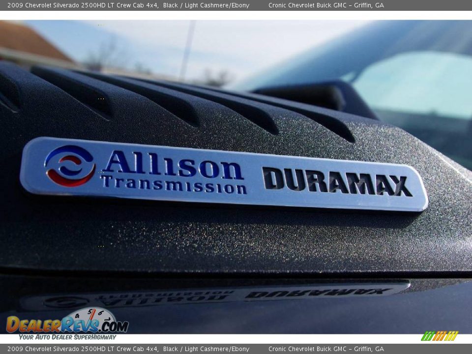 2009 Chevrolet Silverado 2500HD LT Crew Cab 4x4 Black / Light Cashmere/Ebony Photo #15