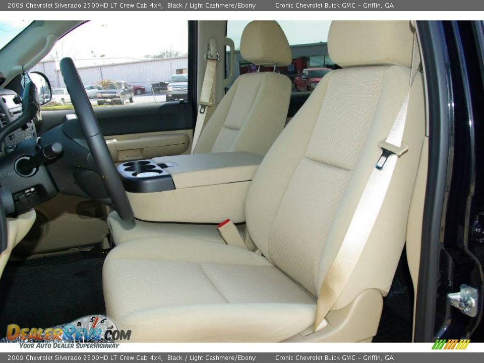 2009 Chevrolet Silverado 2500HD LT Crew Cab 4x4 Black / Light Cashmere/Ebony Photo #16