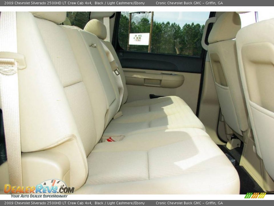 2009 Chevrolet Silverado 2500HD LT Crew Cab 4x4 Black / Light Cashmere/Ebony Photo #19
