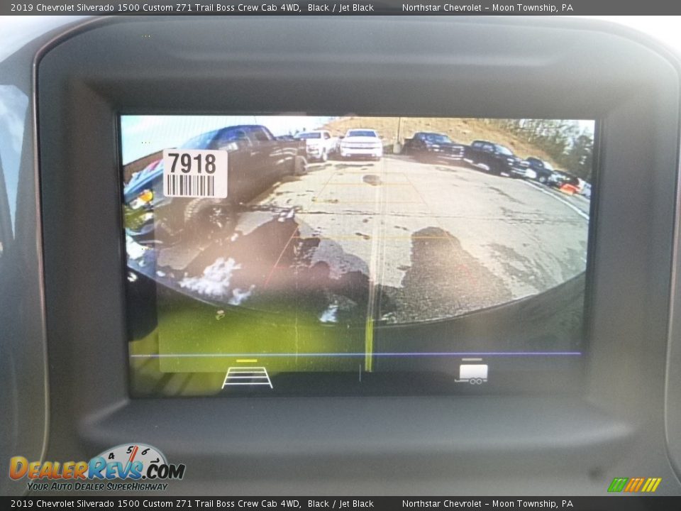 2019 Chevrolet Silverado 1500 Custom Z71 Trail Boss Crew Cab 4WD Black / Jet Black Photo #18
