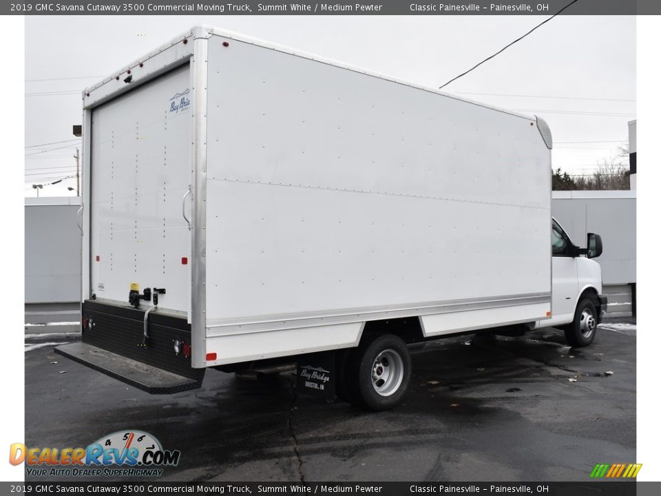 2019 GMC Savana Cutaway 3500 Commercial Moving Truck Summit White / Medium Pewter Photo #2