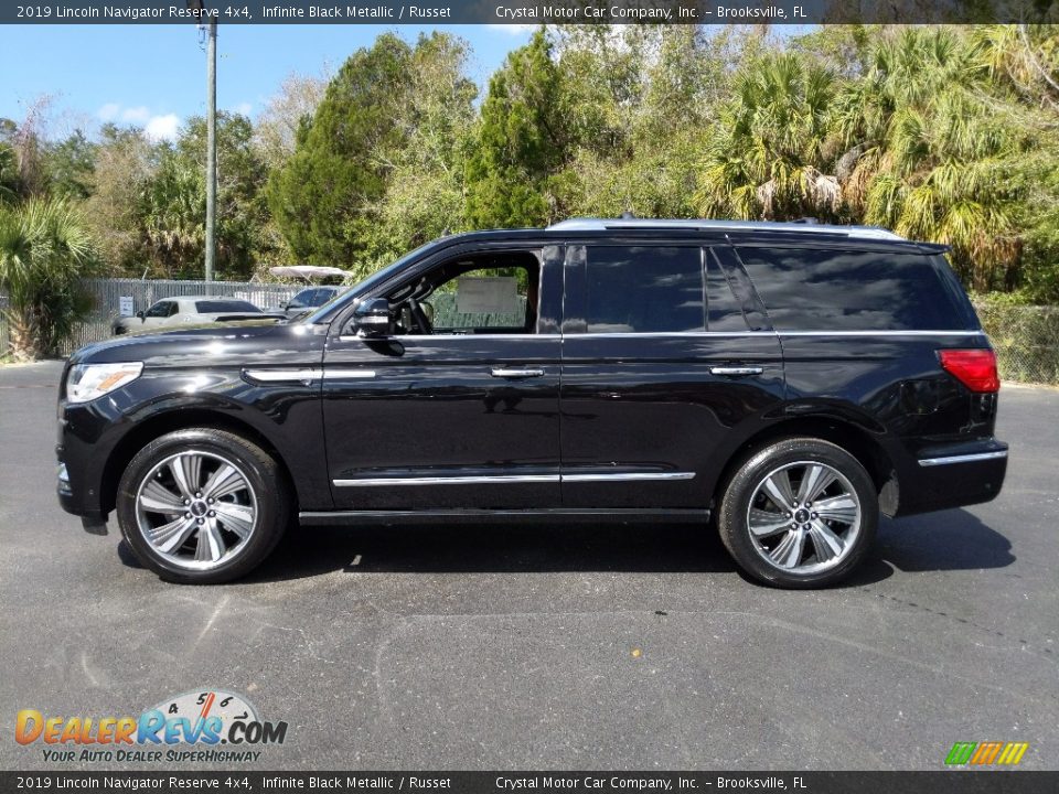 2019 Lincoln Navigator Reserve 4x4 Infinite Black Metallic / Russet Photo #2