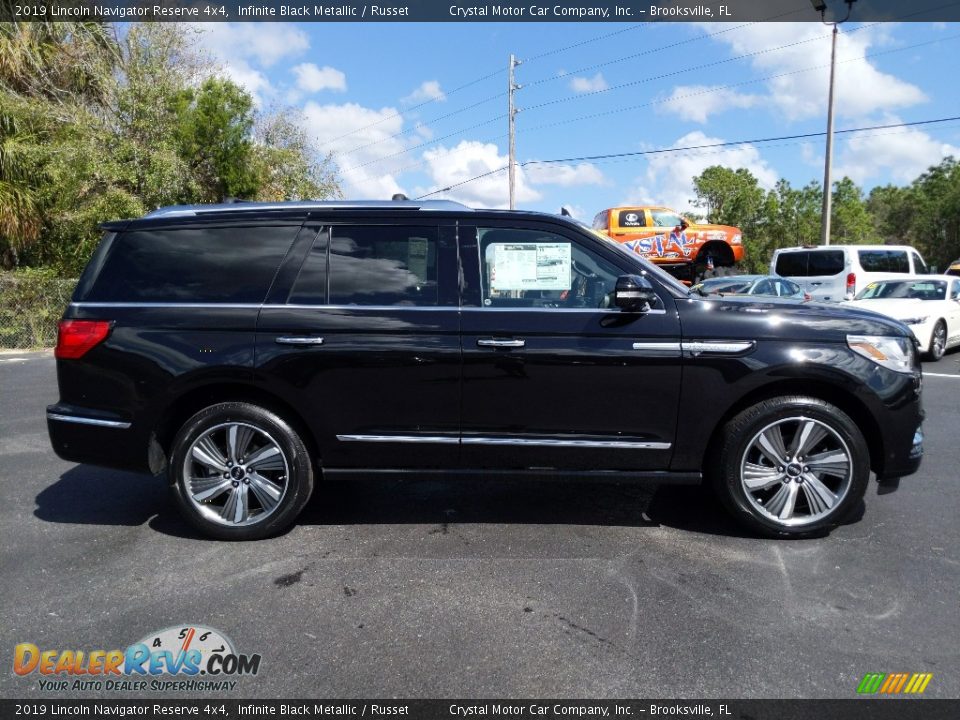 Infinite Black Metallic 2019 Lincoln Navigator Reserve 4x4 Photo #3