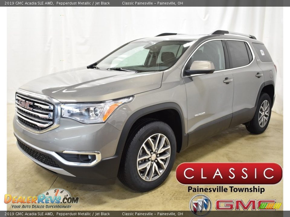 2019 GMC Acadia SLE AWD Pepperdust Metallic / Jet Black Photo #1