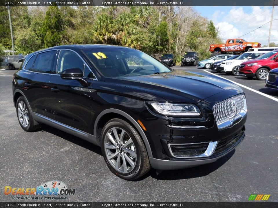 2019 Lincoln Nautilus Select Infinite Black / Coffee Photo #4