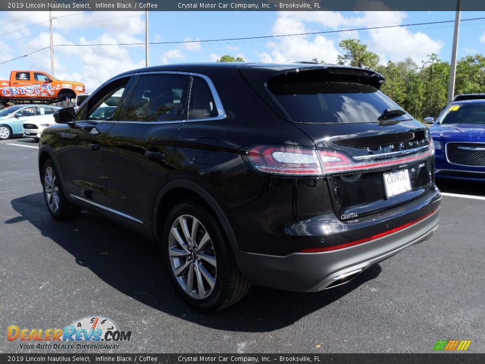 2019 Lincoln Nautilus Select Infinite Black / Coffee Photo #6
