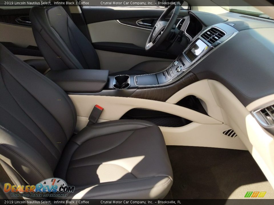 2019 Lincoln Nautilus Select Infinite Black / Coffee Photo #12