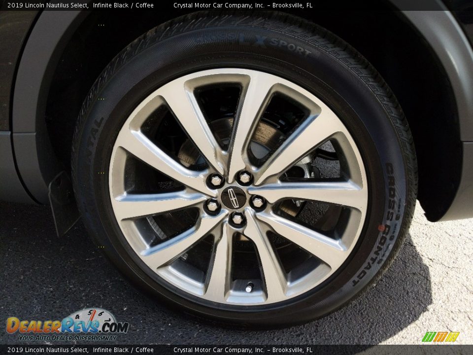 2019 Lincoln Nautilus Select Infinite Black / Coffee Photo #20