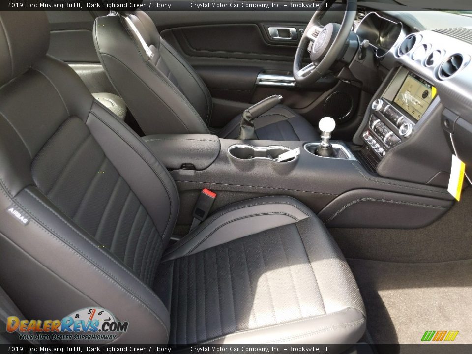 Front Seat of 2019 Ford Mustang Bullitt Photo #12
