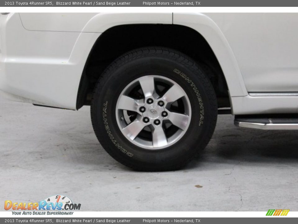 2013 Toyota 4Runner SR5 Blizzard White Pearl / Sand Beige Leather Photo #9