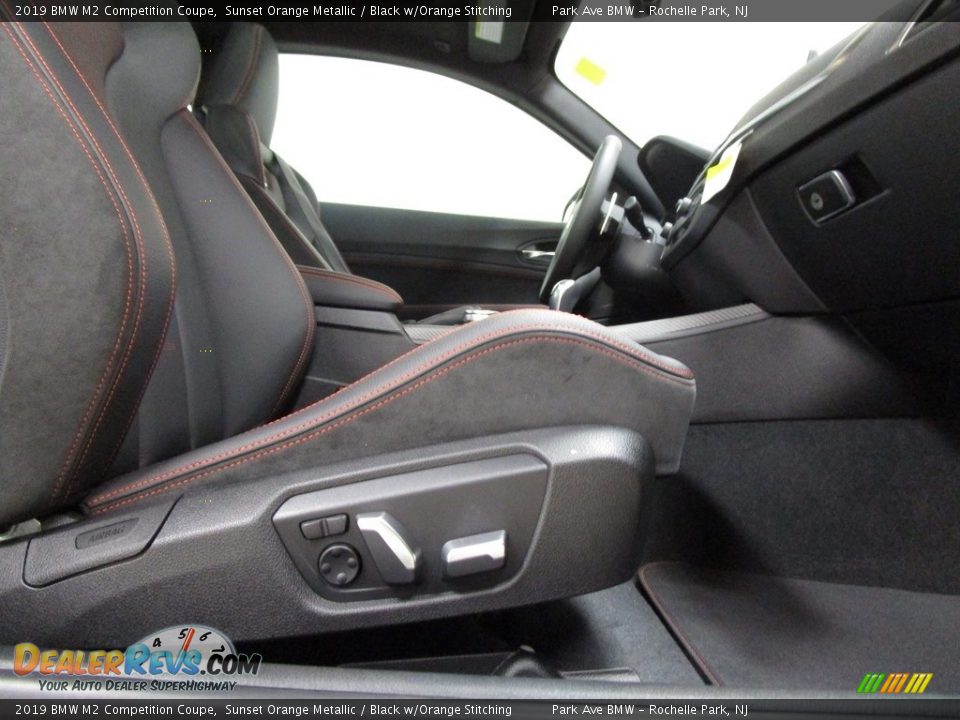 2019 BMW M2 Competition Coupe Sunset Orange Metallic / Black w/Orange Stitching Photo #15