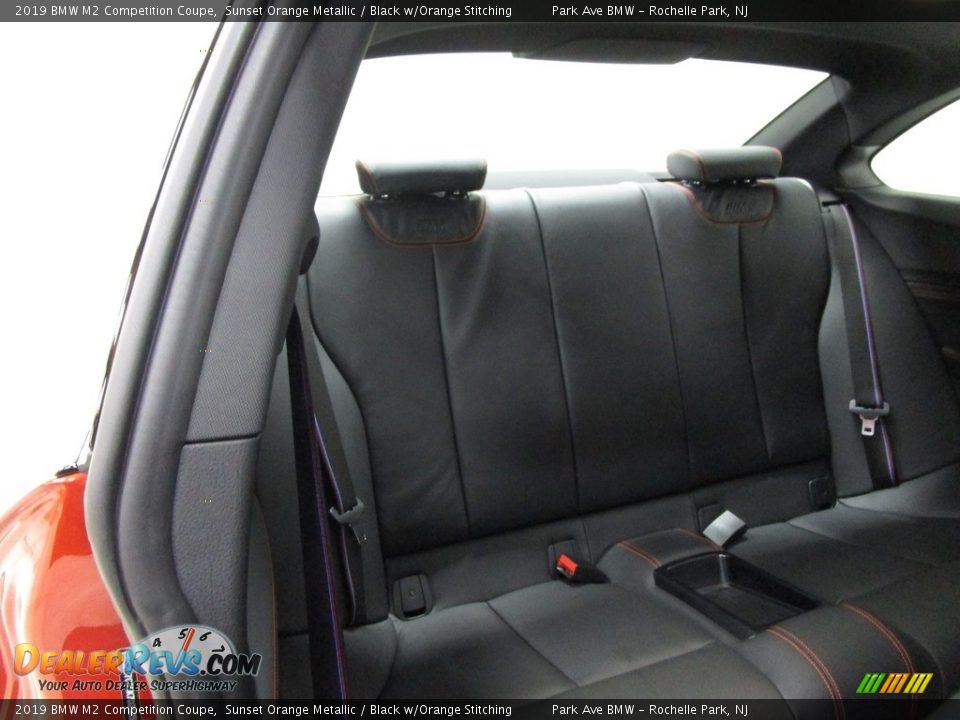 2019 BMW M2 Competition Coupe Sunset Orange Metallic / Black w/Orange Stitching Photo #16