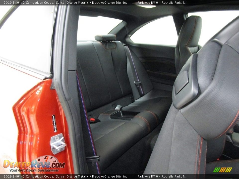 2019 BMW M2 Competition Coupe Sunset Orange Metallic / Black w/Orange Stitching Photo #17