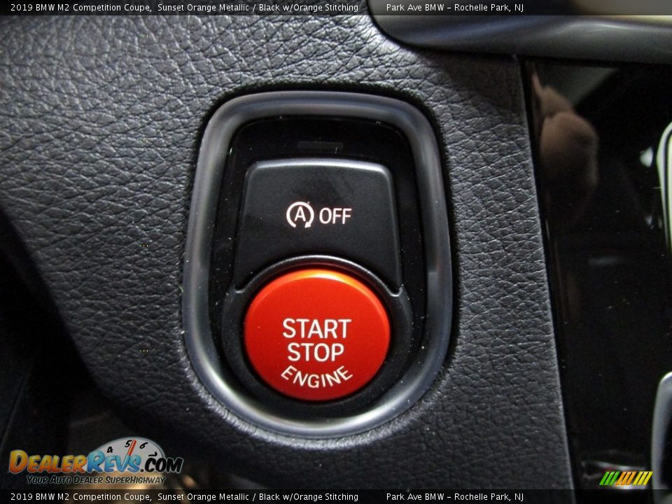 2019 BMW M2 Competition Coupe Sunset Orange Metallic / Black w/Orange Stitching Photo #22