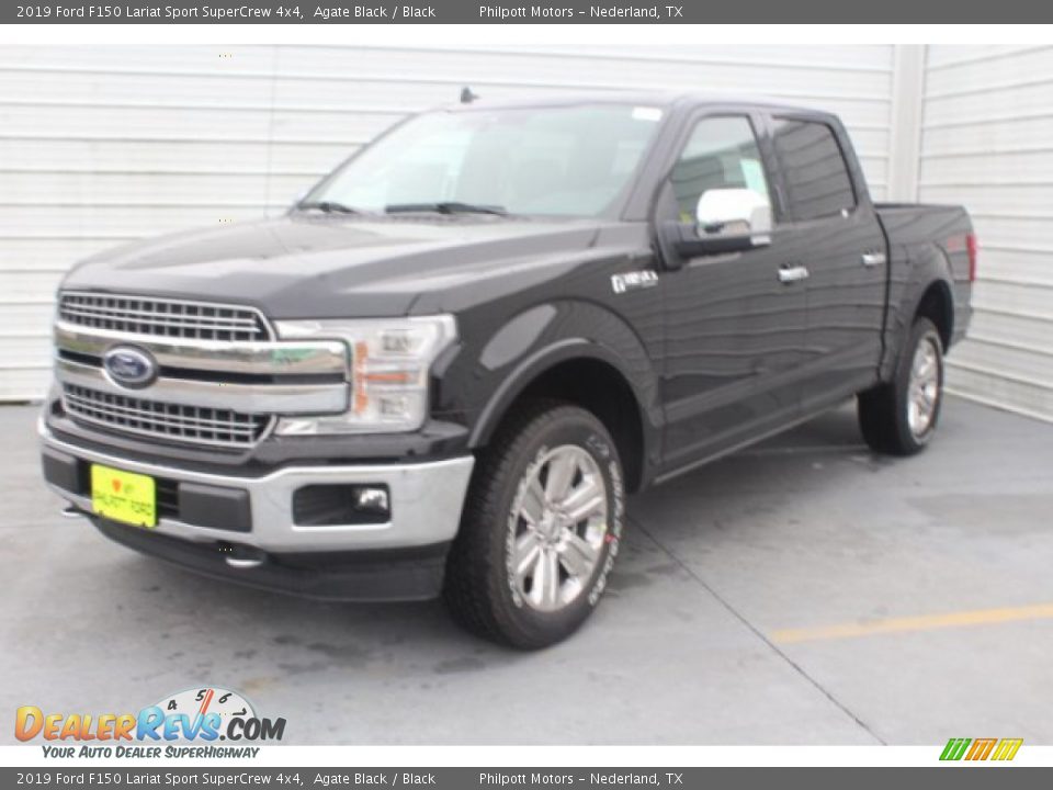 2019 Ford F150 Lariat Sport SuperCrew 4x4 Agate Black / Black Photo #4