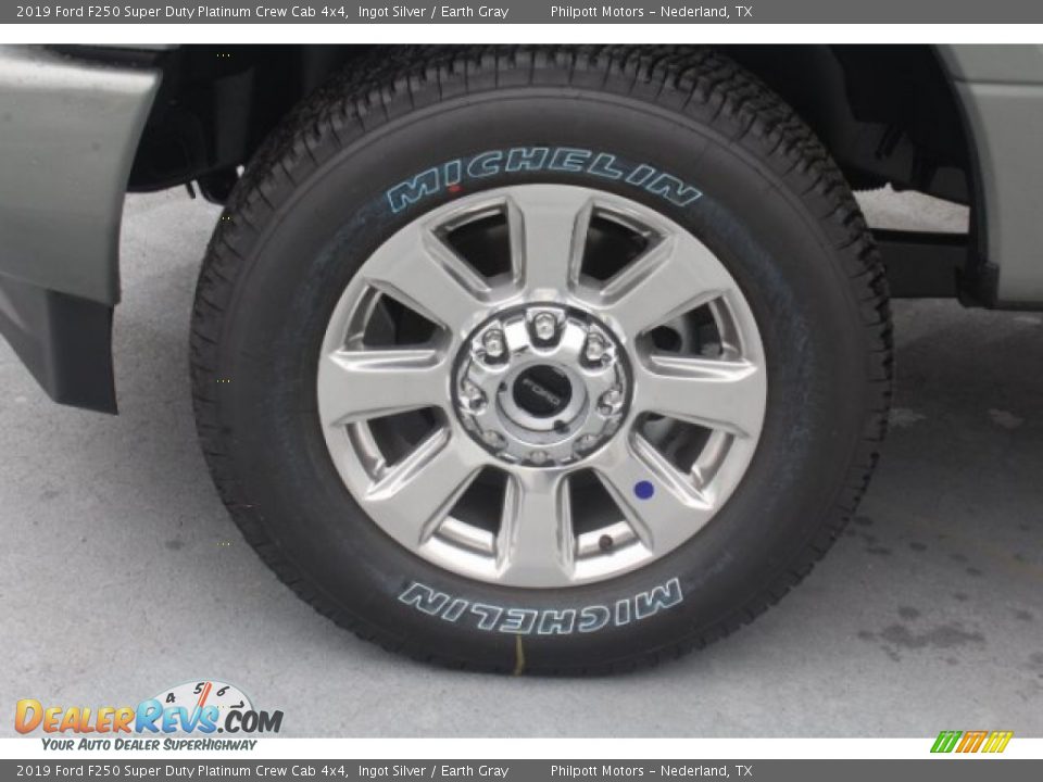 2019 Ford F250 Super Duty Platinum Crew Cab 4x4 Ingot Silver / Earth Gray Photo #5