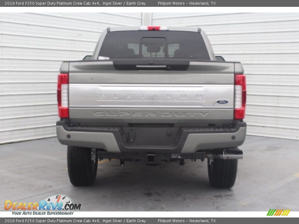 2019 Ford F250 Super Duty Platinum Crew Cab 4x4 Ingot Silver / Earth Gray Photo #7