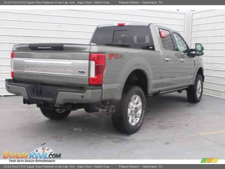 2019 Ford F250 Super Duty Platinum Crew Cab 4x4 Ingot Silver / Earth Gray Photo #8