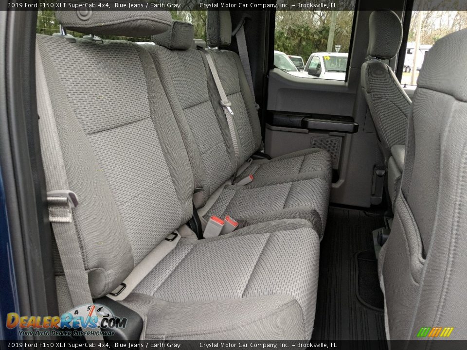 Rear Seat of 2019 Ford F150 XLT SuperCab 4x4 Photo #11